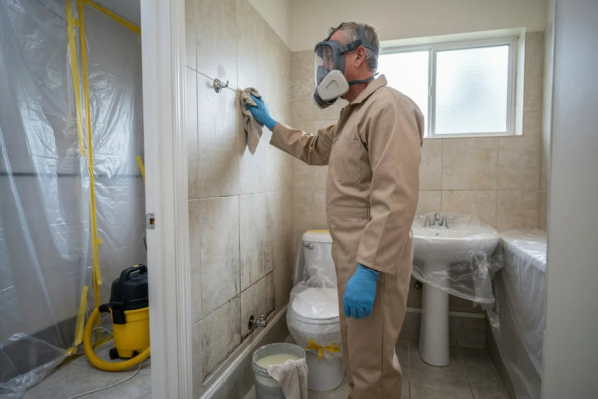 Bathroom mold removal in Baton Rouge, LA