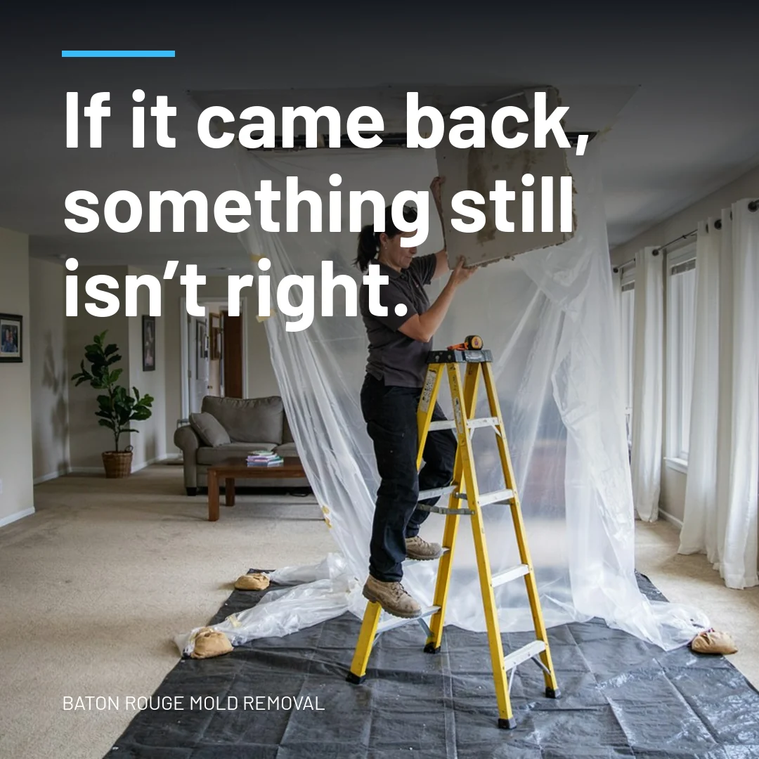 If it came back, something still isn’t right.