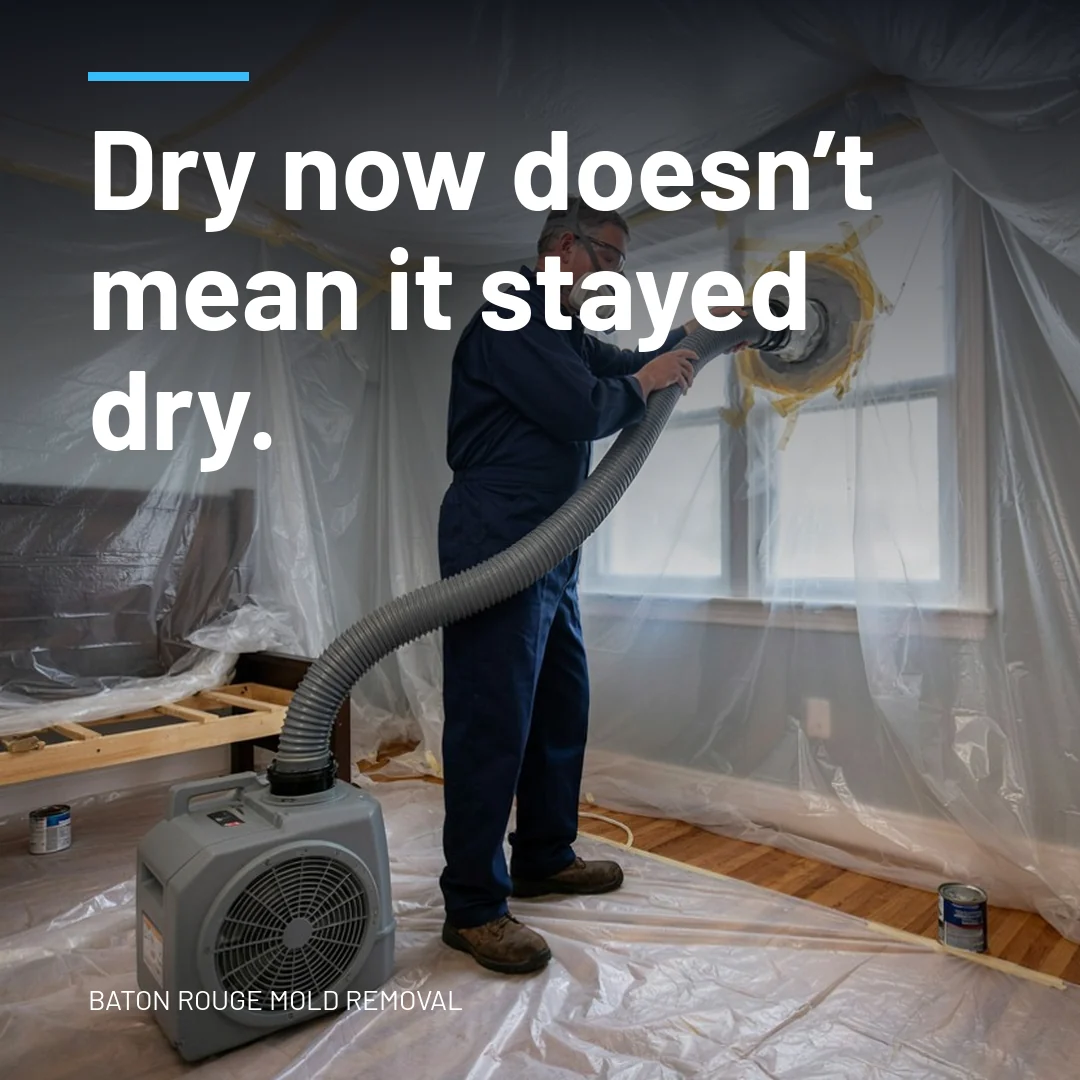 Dry now doesn’t mean it stayed dry.